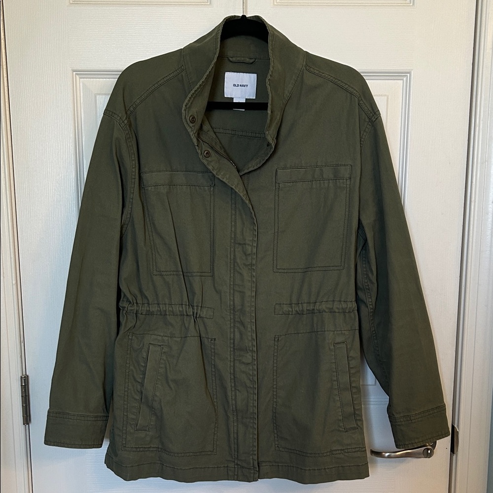 Old Navy Dark Green Utility Jacket